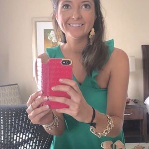 Susana Monaco Xs/S green dress